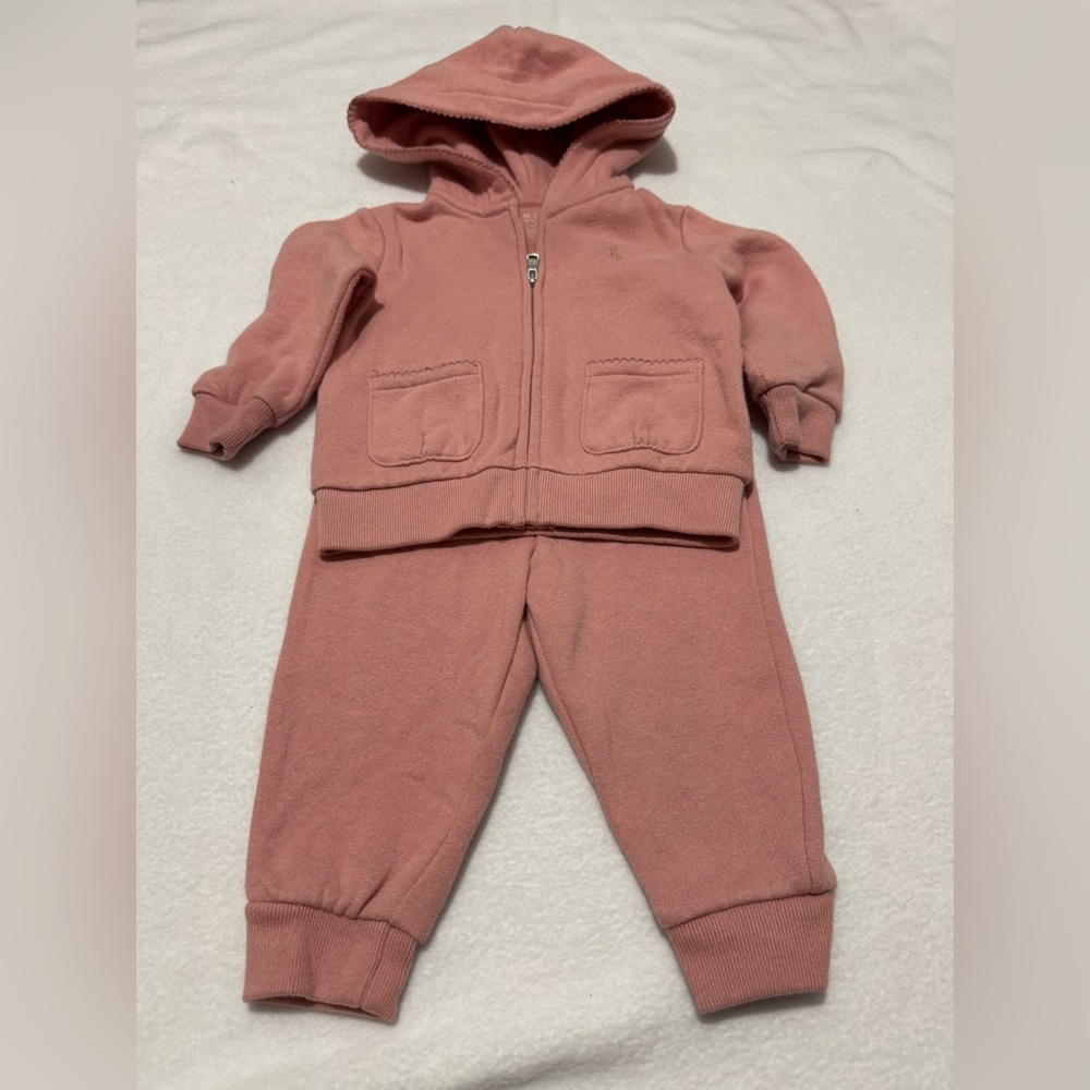 Polo by Ralph Lauren Pink Kids Jogger Set